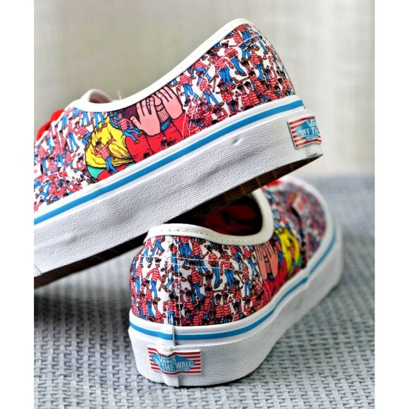 New! Size: 4.5 Men/6 Women | Vans Authentic Where's Waldo? | VN0A348A3RZ - Picture 7 of 11